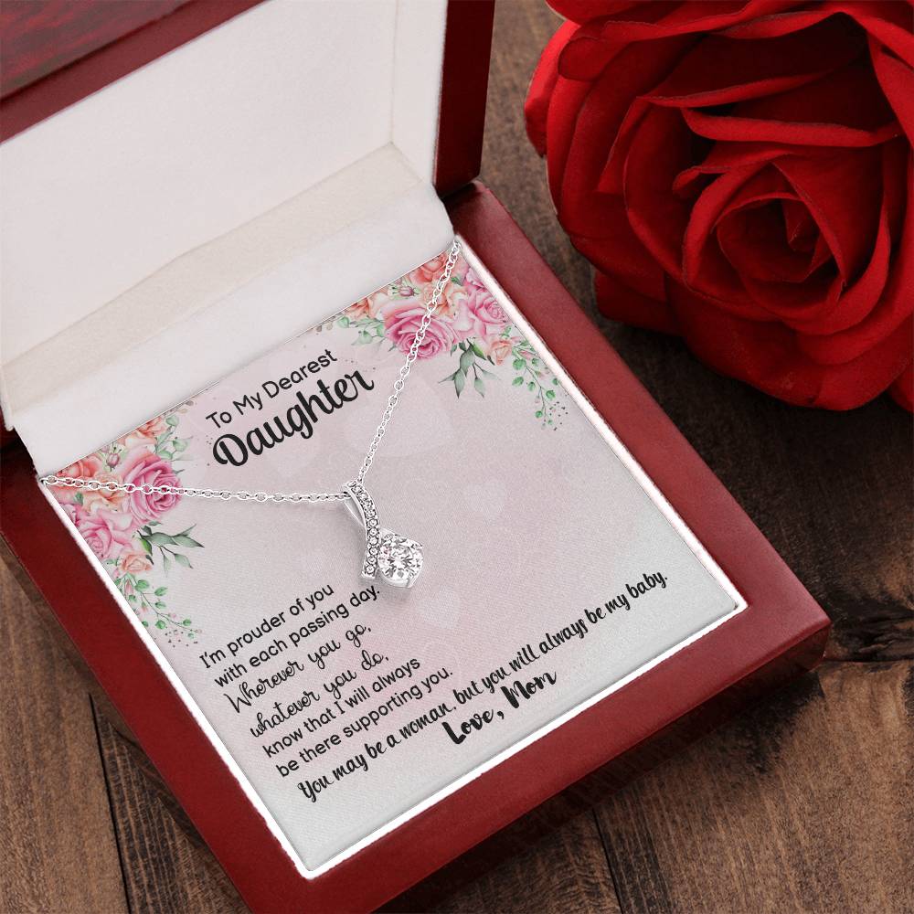 Customize Swarovski Birthstone Peas In A Pod Necklace For Mom Mothers Day Gift For Mom Alluring Beauty Necklace