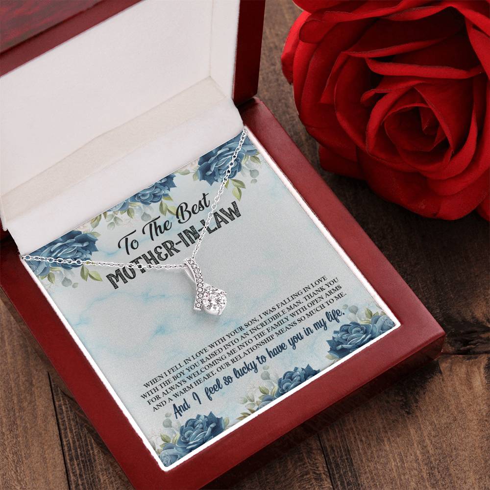 Alluring Beauty Necklace - For Mother In Law Alluring Beauty Necklace