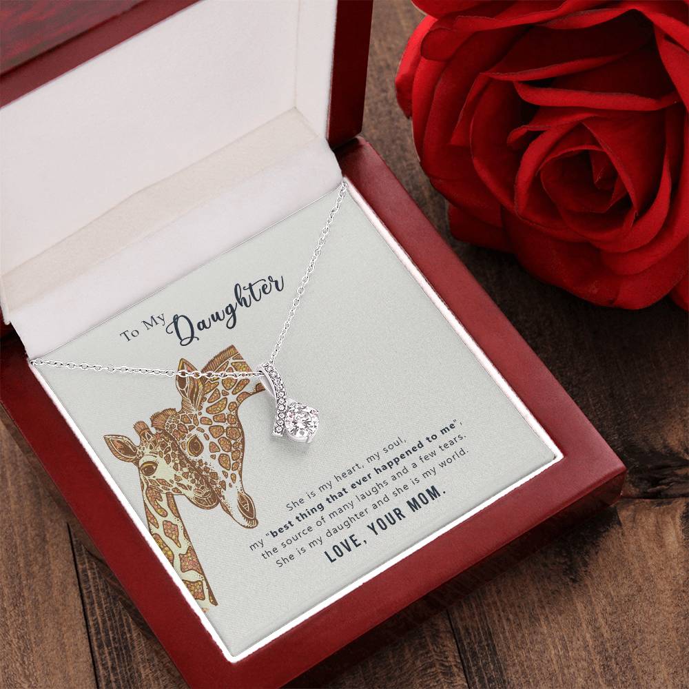 Beautiful Sparkly Pendant Alluring Beauty Necklace