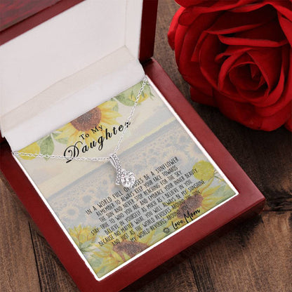 To My Daughter Alluring Beauty Necklace 9  Alluring Beauty Necklace