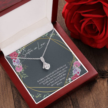 Sister In Law Gift Necklace Sister In Law Wedding Gift Sister In Law Birthday Gift Sister In Law Necklace To My Sister In Law Necklace Alluring Beauty Necklace