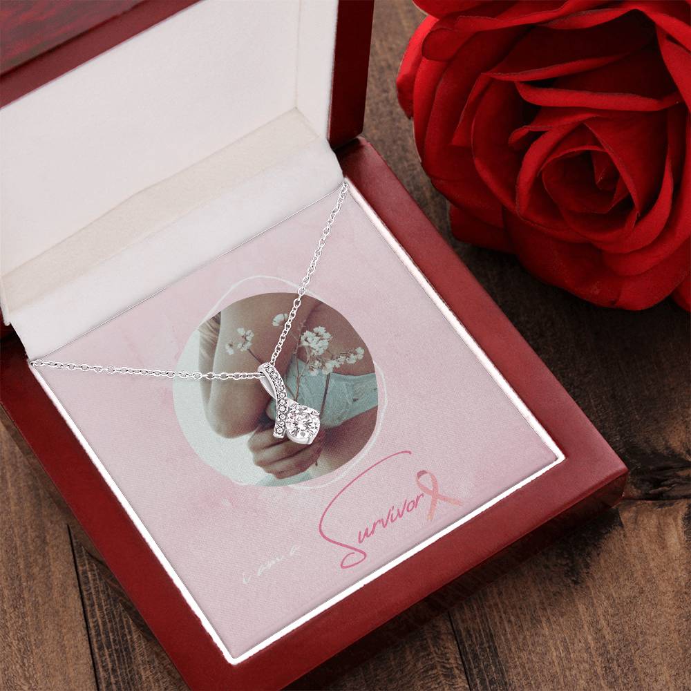 Breast Cancer Survivor Necklace Alluring Beauty Necklace