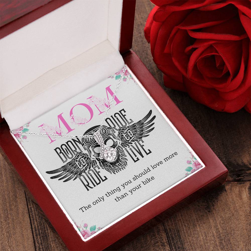 Biker Mom Gift Alluring Beauty Necklace