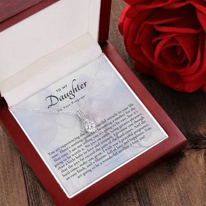 Pregnancy Gift For Daughter Baby Shower Gift Mom To Be Gift Expecting Mom Gift Pregnant Daughter Gift From Mom 1 Alluring Beauty Necklace