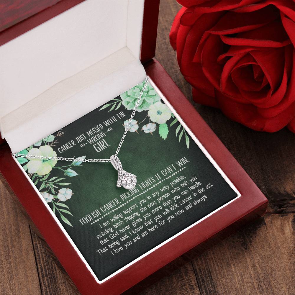 Cancer Diagnosis Support Necklace 1  Alluring Beauty Necklace