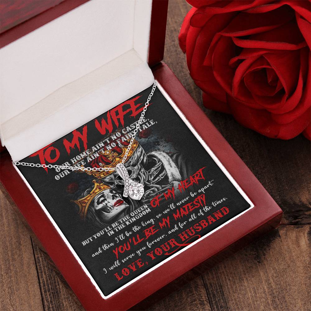 To My Wife Alluring Beauty Necklace Alluring Beauty Necklace