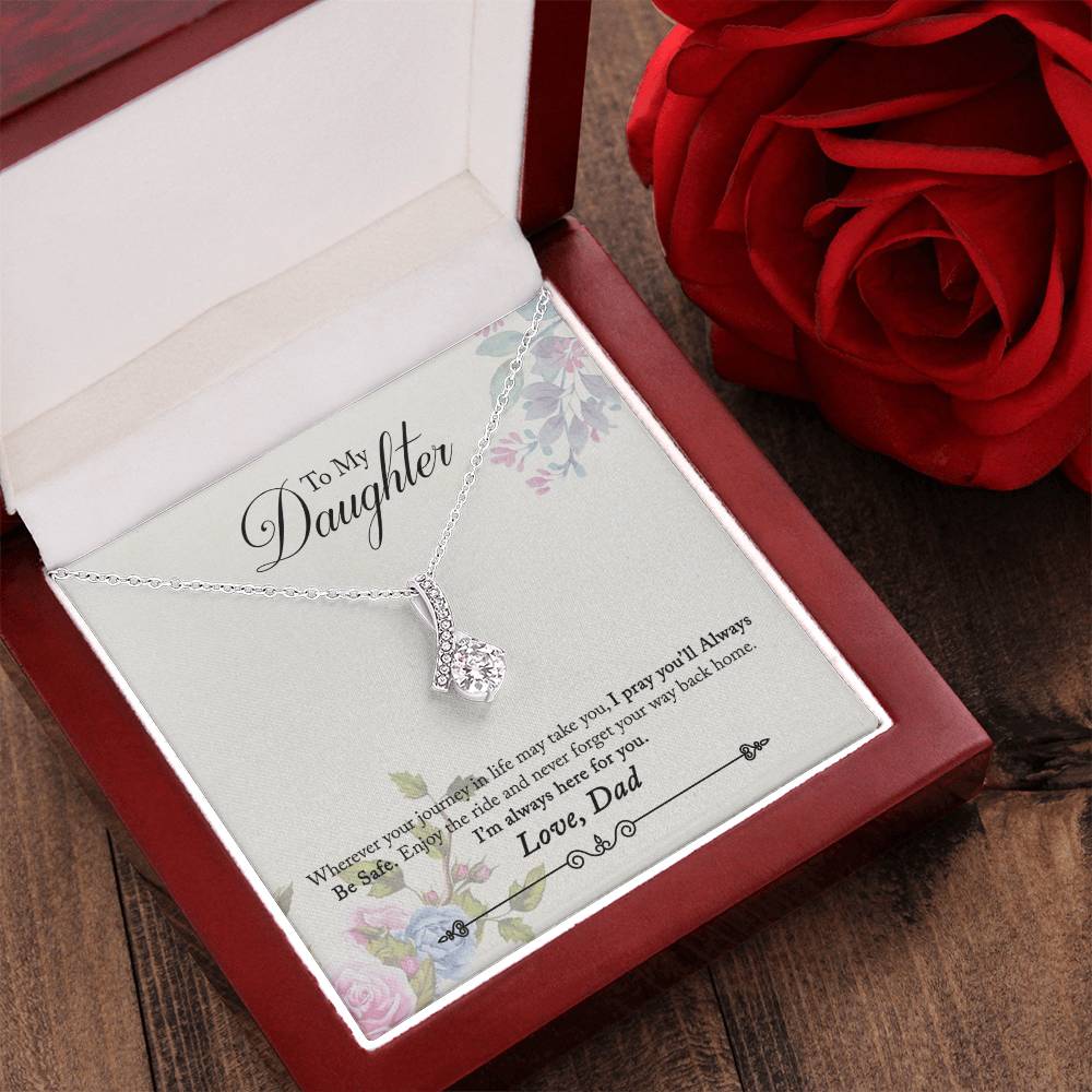 To My Daughter Alluring Beauty Necklace 4  Alluring Beauty Necklace