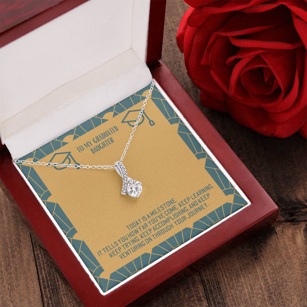 Alluring Beauty To Daughter - Today Is The Milestone Alluring Beauty Necklace