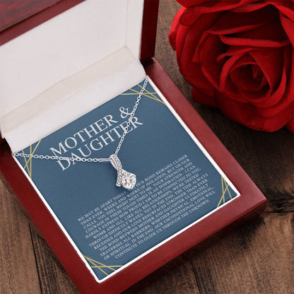To Daughter Alluring Beauty Necklace Gift For Daughter From Mom - Daughter Necklace From Mom Sentimental Alluring Beauty Necklace